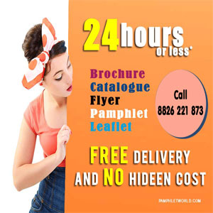 Best Pamphlet Printer in Gurgaon, Noida & Delhi Call 8826-221-873