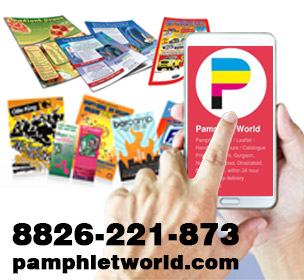 Full color glossy flyers/pamphlet/leaflet printer