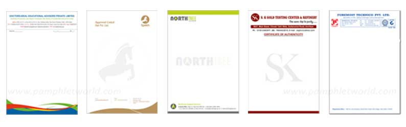 Letterhead printing in Delhi, Gurugram, Noida, Gurgaon, Ghaziabad, Faridabad