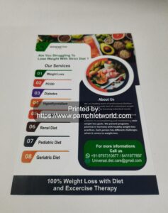 Weight-Loss-pamphlet-printed-by-Pamphletworld