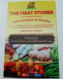 A5 leaflet printing for Meat shop