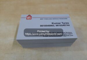 Visiting card sample1_pamphletworld