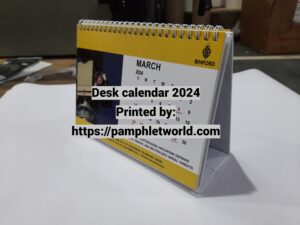 Table calendars printing