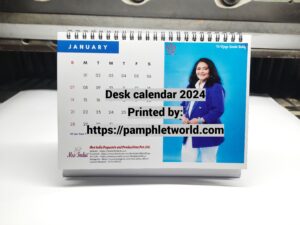 Table calendars printing