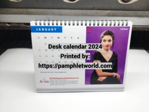 Table calendars printing