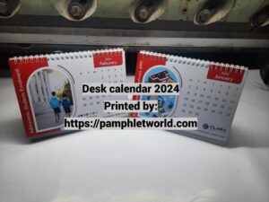 Table calendars printing