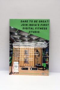The best quality Brochure printing for Gym in Delhi