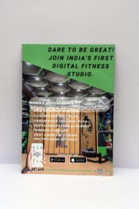 The best quality Brochure printing for Gym in Delhi