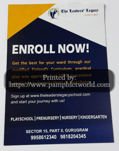 play-school-flyer-PamphletWorld